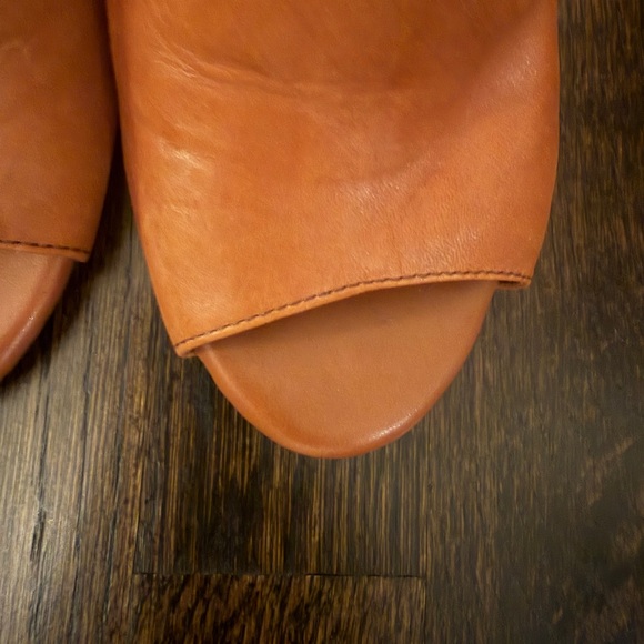 Jessica Simpson Brown Peep-Toe Ankle Booties - Picture 4 of 11